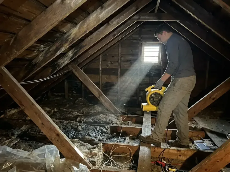 attic-water-damage-drying-proc-007 — frequently asked questions, Emergency Water Extraction & 24/7 Flood Response in Cottonw…